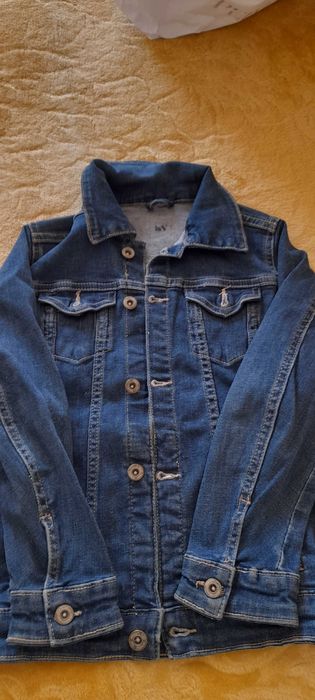 Casaco de ganga 6/7 anos