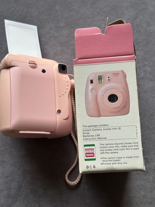 Máquina Instantânea Fujifilm Instax Mini 8 (Rosa)