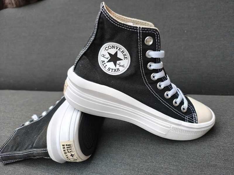 - Converse Chuck Taylor All Star Lift - Trampki na platformie r. 37