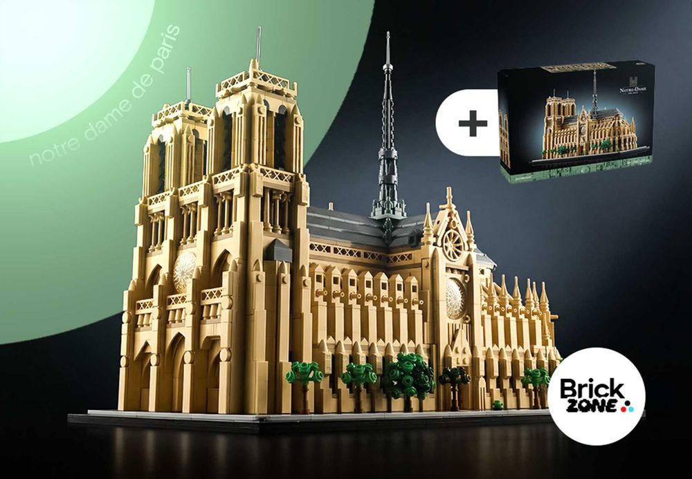 ‼️4383 дт.‼️LEGO Нотр-Дам де Парі / Собор Паризької Богоматері (21061)