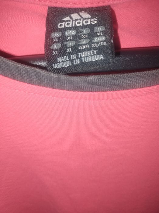 Koszulka sportowa damska męska t short nadruk adidas XL