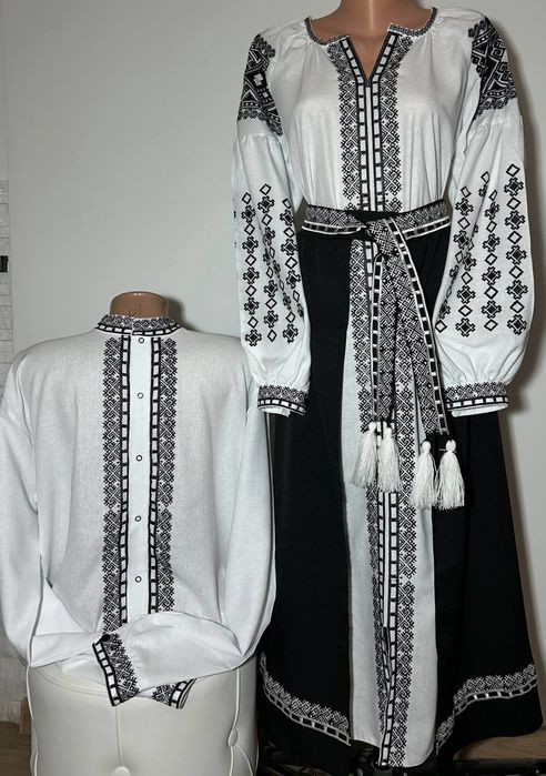 Парні вишиванки, вишита плахта, сукня та чоловіча вишиванка