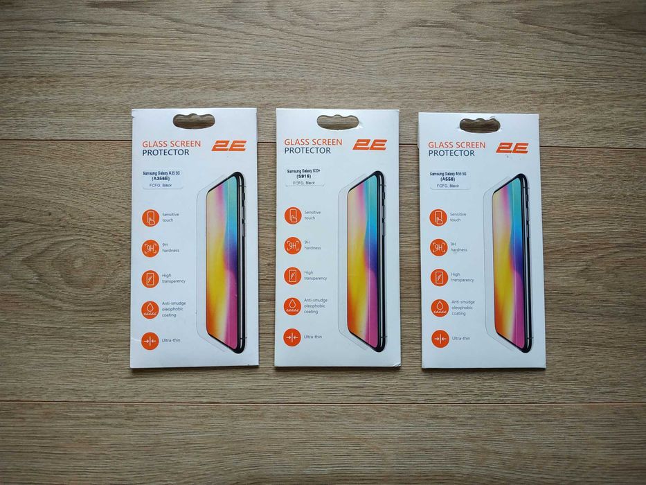 Защитное стекло на Samsung S23+ A55 A35 A25 A14 A13 A04 Tеcno скло