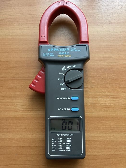 Клещі токовимірювальні APPA 39 R