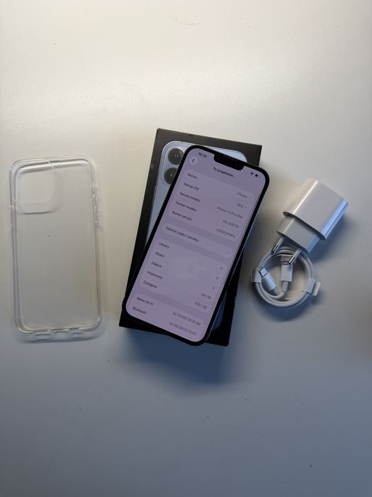 iPhone 13 Pro Max 128gb niebieski bateria 100% komplet