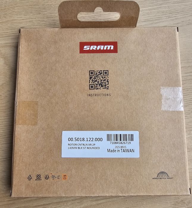 Tarcza hamulcowa sram red 140mm 6srub