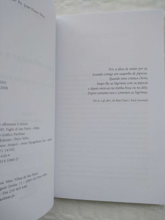 Livro Como Enfrentar A Dor