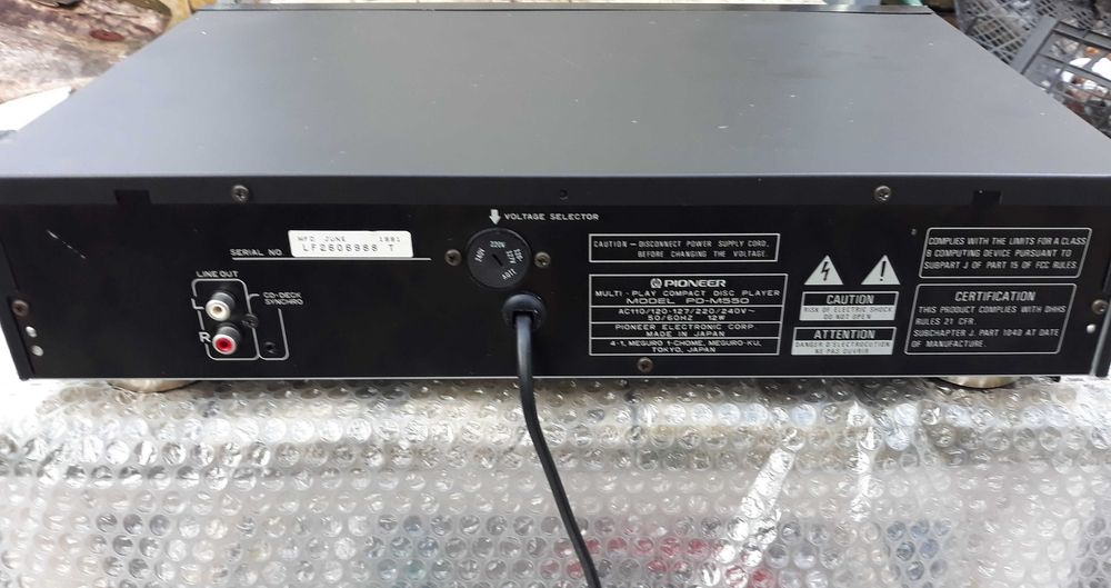 PIONEER PD-M550 проигрыватель компакт дисков картридж на 6 cd\ c Германии