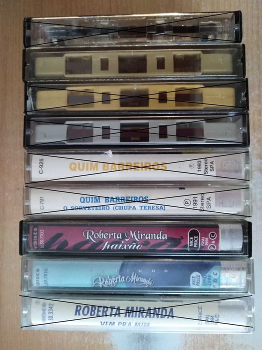 Cassetes K7 Música Nacional e Internacional