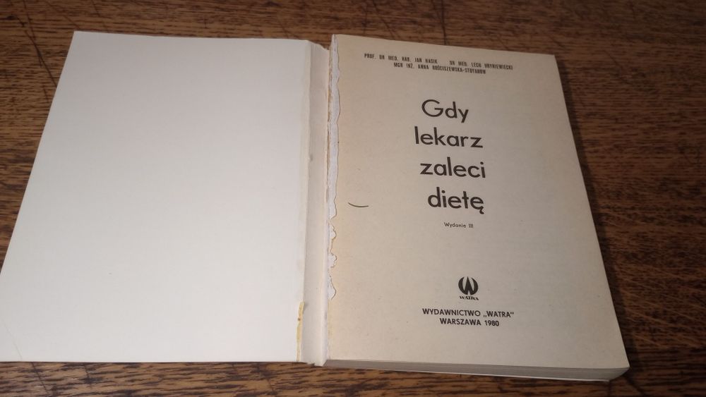 Gdy lekarz zaleci dietę. Praca zbiorowa