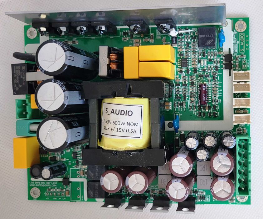 Блок питания усилителя S_AUDIO L_SMPS600