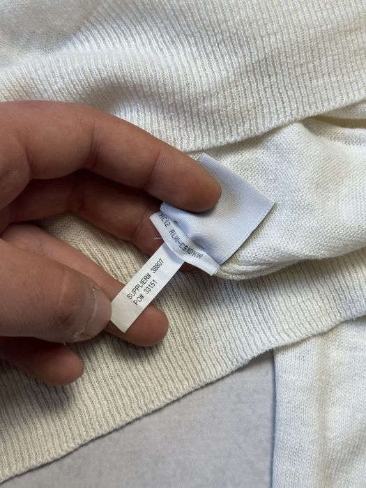 Винтажный свитер Polo Ralph Lauren женский лен + хлопок (оригинал)