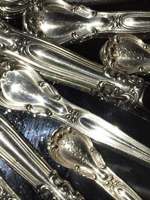 Столовое серебро (925) GORHAM  набор на 6 персон  67 предметов