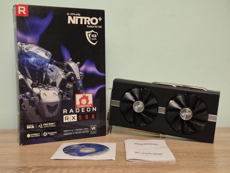 Відеокарта Sapphire Radeon RX580 Nitro+ 4Gb GDDR5