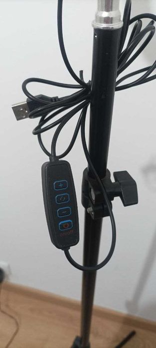 Ring light + tripé (90cm-190cm), c/suporte telemóvel