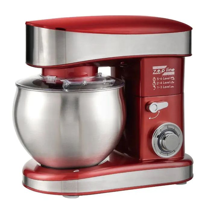 Тестомес кухонный миксер из нержавеющей стали 4в1 Zepline ZP-137