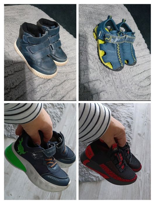 Paka Zestaw bucików letnich,zimowych dziecięcych 23/24 rozmiar