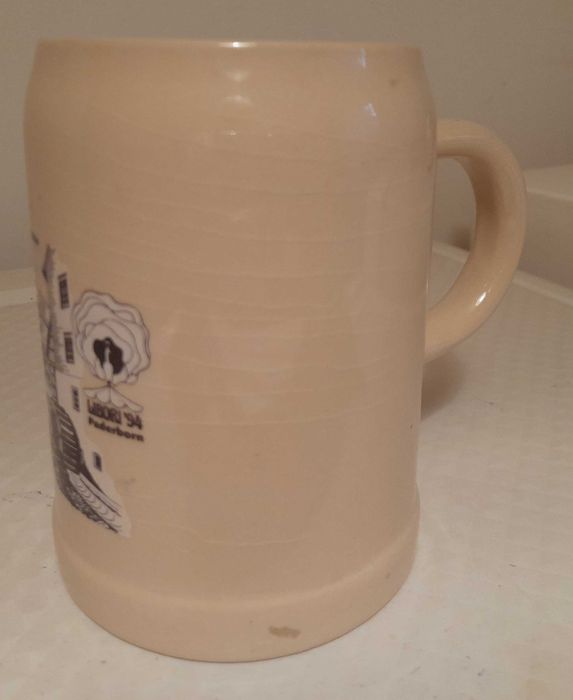 Niemiecki kufel  ceramiczny