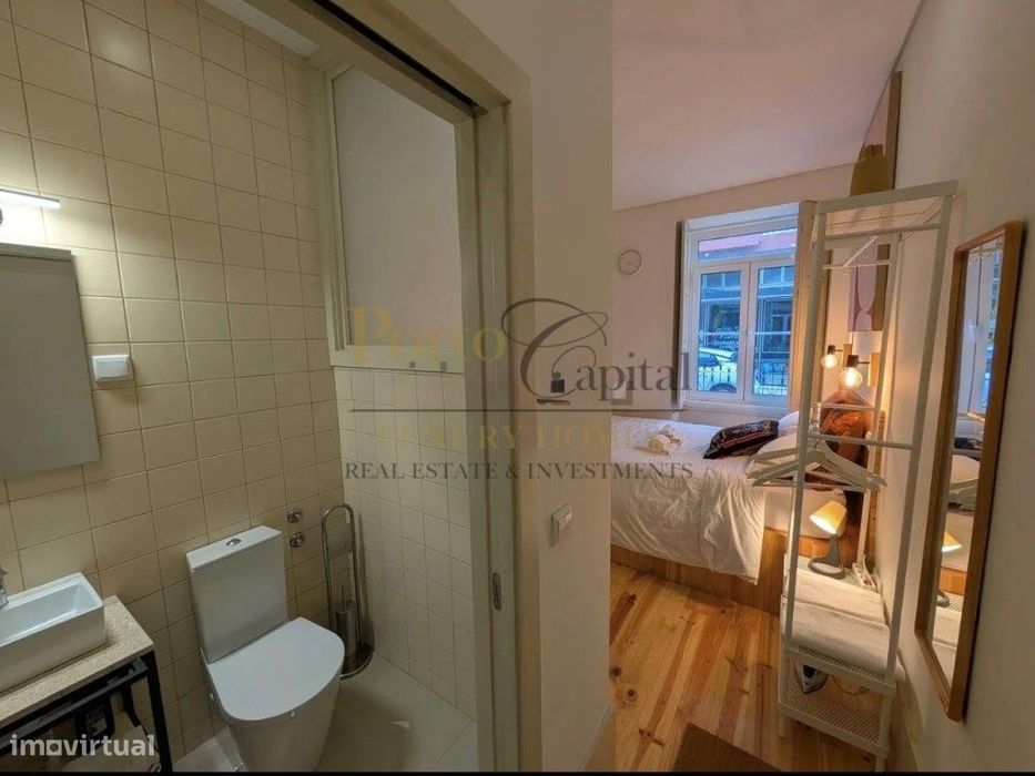 Duplex mobilado com jardim privado de 64 m² Bonjardim, Porto