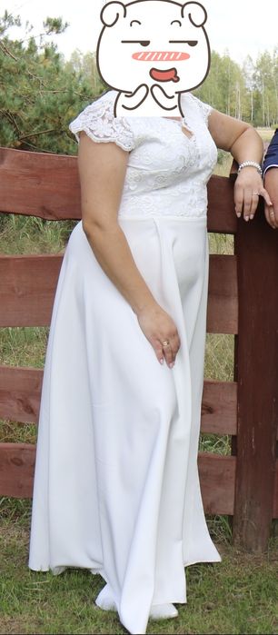 Suknia ślubna plus size