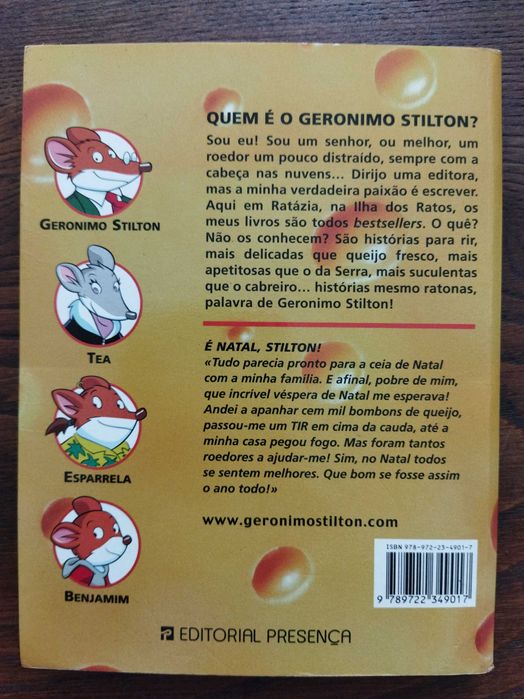 Livros do plano de leitura Natal Stilton/Férias com fantasmas