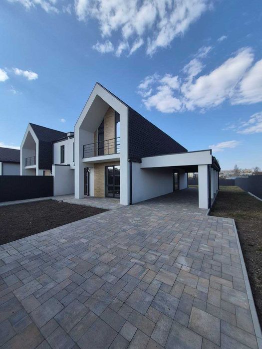 Дуплекс в Дмитрівці, на 7 сотках, 156м2,  в скандинавському стил, Топ