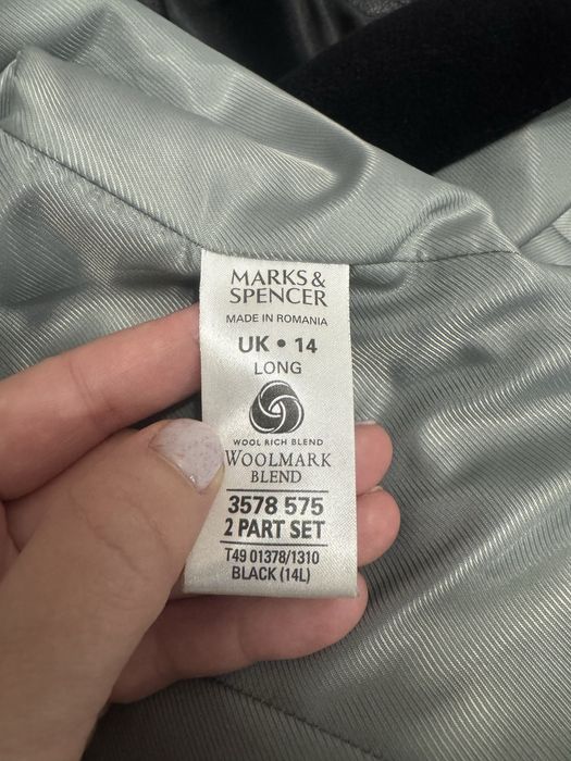 Елегантне кашемірове пальто MARKS & SPENCER