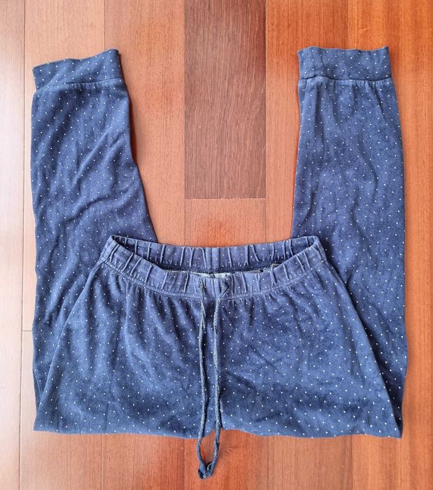 Pijama azul escuro com urso polar Primark, tamanho S