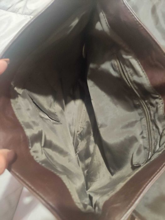 Mala/Sacola em pele, para portátil ou outros usos