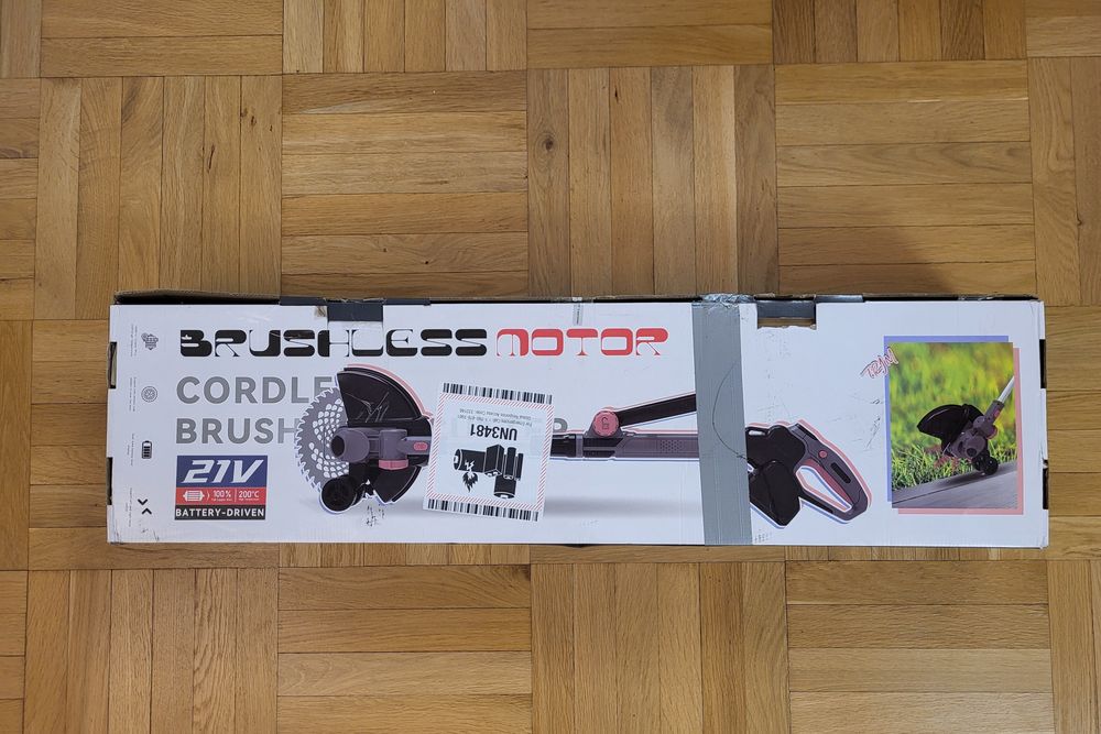 Akumulatorowa podkaszarka do trawy przecinarka wykaszarka do trawy ze