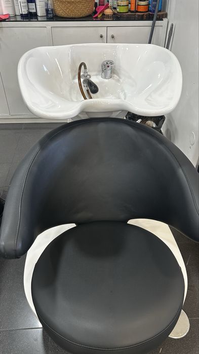 Rampa lavagem cabeleireiro