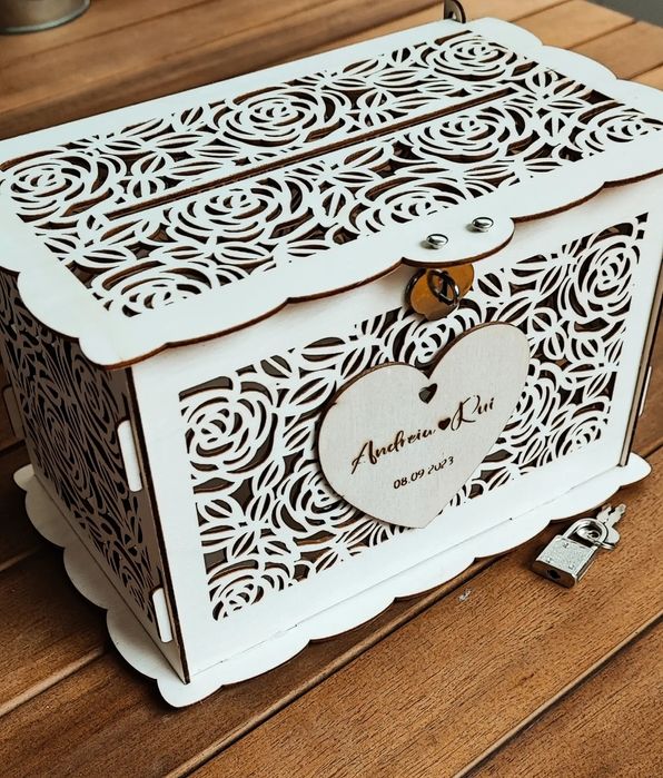 Caixa envelopes de casamento