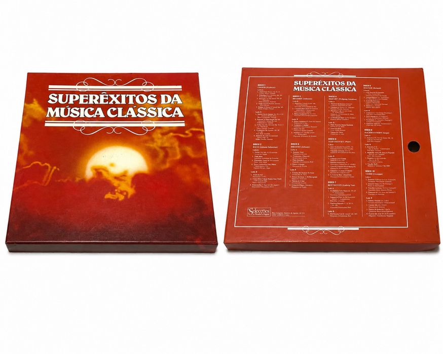 Coleção de Vinil “Superêxitos da Música Clássica” – Reader’s Digest – 10 LPs – Completa