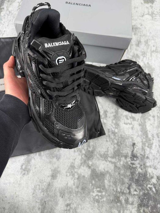 Balenciaga Runner Black Opium кросівки баленсіага чорні великі