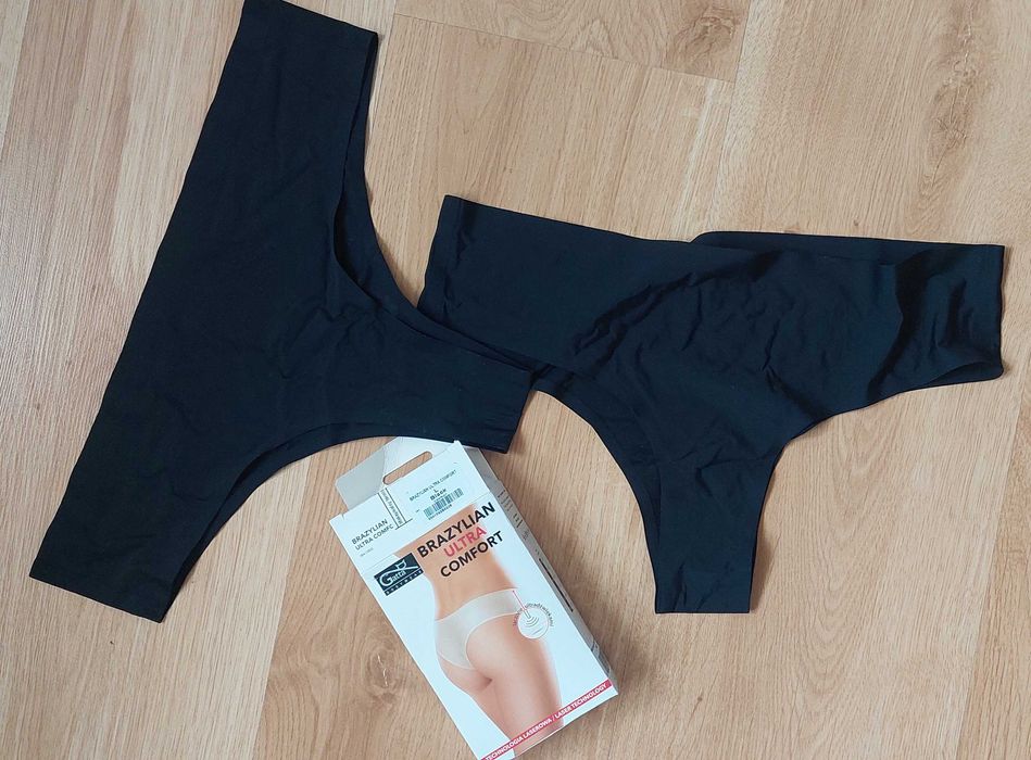 Majtki czarne L Nowe