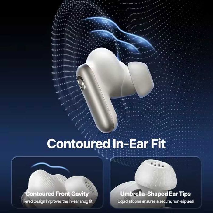 Навушники Baseus Inspire XP1 Dolby Audio ANC BT6.1 Sound by Bose White