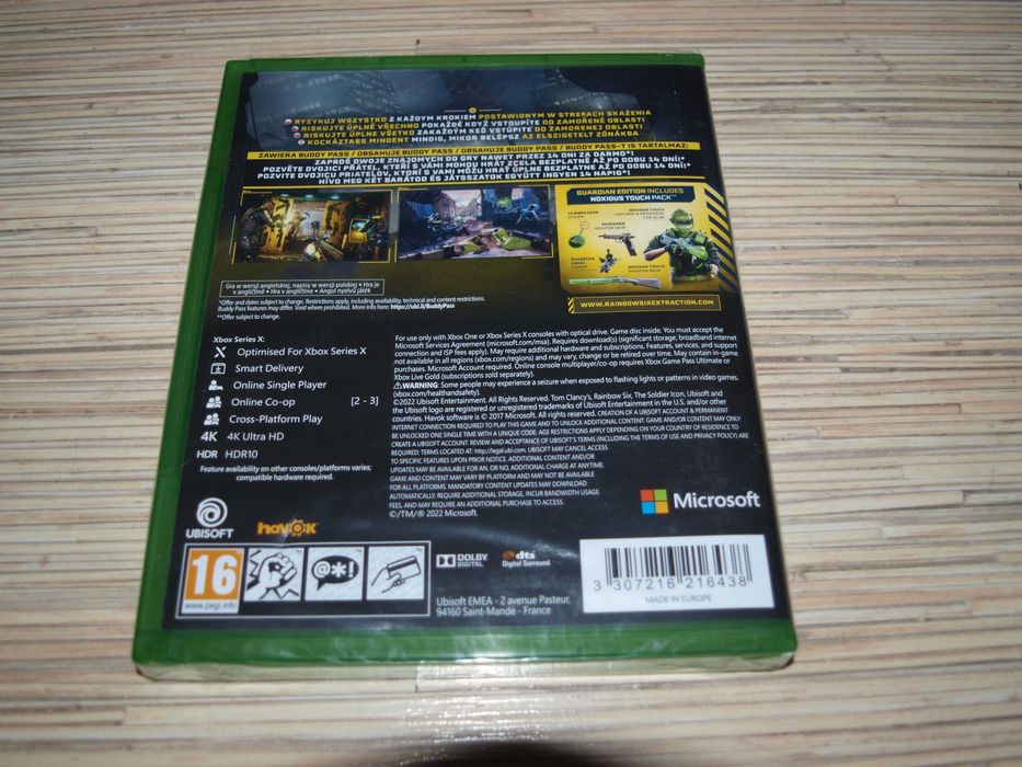 Gra Rainbow Six Extraction Guardian Edition xbox one/series x nowa!!