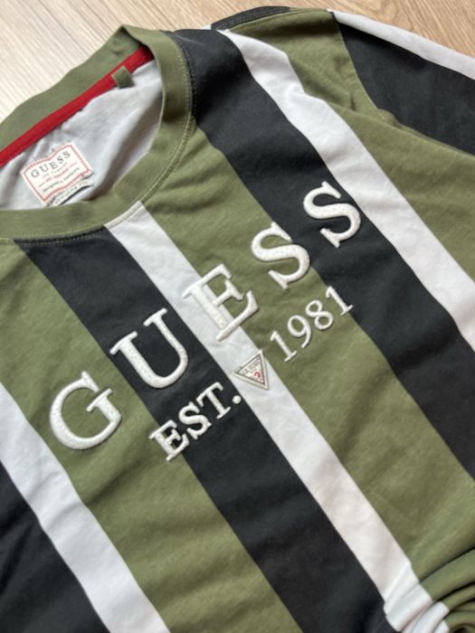 Guess Big logo Męska M Koszulka T-shirt Casual Rap
