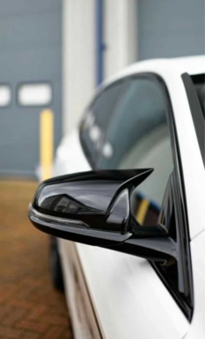 Tampas de Espelho Retrovisor Pretas BMW