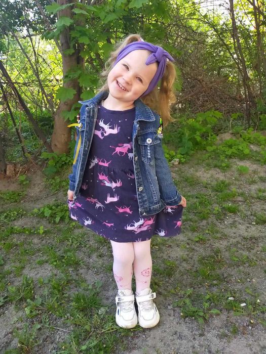 Джинсова куртка для дівчаток