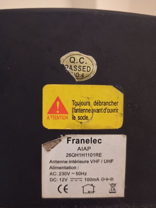 Antena antiga Franelec