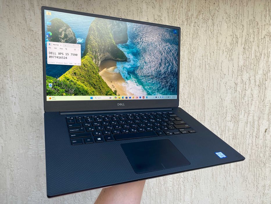 Безрамочний потужний ноутбук DELL XPS 15 7590 i5 16/256