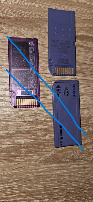 Pamięci foto  - Memory  Stick 64 mb - używane - sprawne