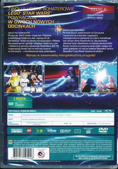 Lego Star Wars. Nowe Kroniki Yody. Część 2         D85