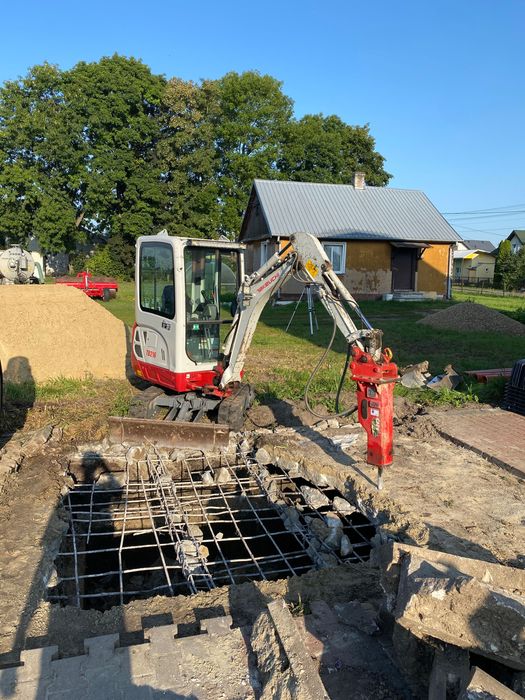 Mini Koparka, Młot wyburzeniowy, Prace ziemne Siedlce