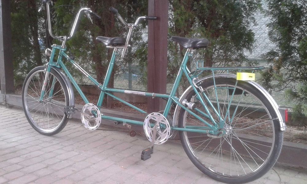 Rower tandem IFA, z przerzutkami, lata 60-70.