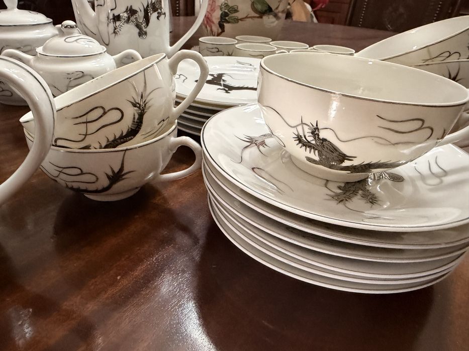 Conjunto de café e chá