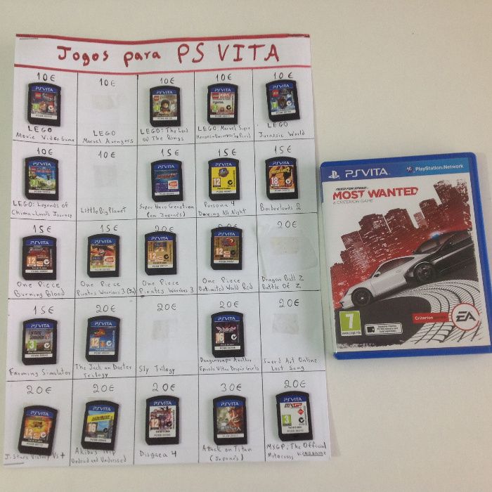 Jogos para PS Vita Ps Tv em perfeito estado - (Vendo em separado)