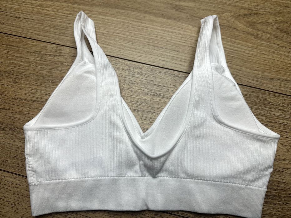Primark biustonosz sportowy biały S
