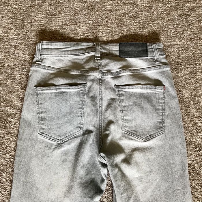 Сірі джинси скіні з високою посадкою calliope, джинсы с завышенной